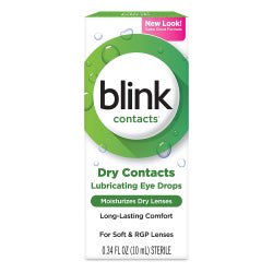 Contact Lens Solution Blink Contacts 0.34 oz. Solution