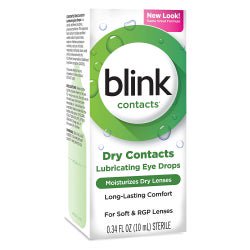 Contact Lens Solution Blink Contacts 0.34 oz. Solution