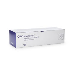 BD Vacutainer® Venous Blood Collection Tube Clot Activator Additive 5 mL BD Hemogard™ Closure Polyethylene Terephthalate (PET) Tube