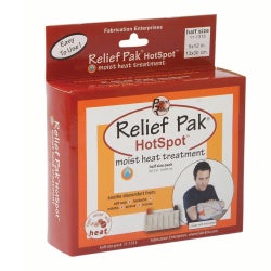 Moist Heat Therapy Pad Relief Pak® HotSpot® General Purpose Half Size Fabric Reusable