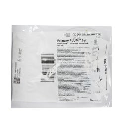 IV Pump Set PlumSet™ Pump 2 Ports 15 Drops / mL Drip Rate Without Filter 103 Inch Tubing Solution