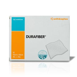 Gelling Fiber Wound Dressing Durafiber 4 X 4 Inch Square Sterile