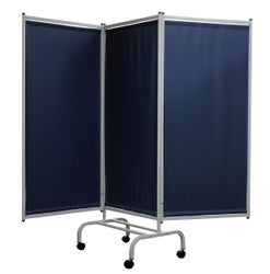 Privacy Screen Privess™ Elite Folding 3-Panel Steel / Vinyl