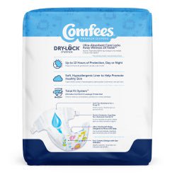 Unisex Baby Diaper Comfees® Size 3 Disposable Moderate Absorbency