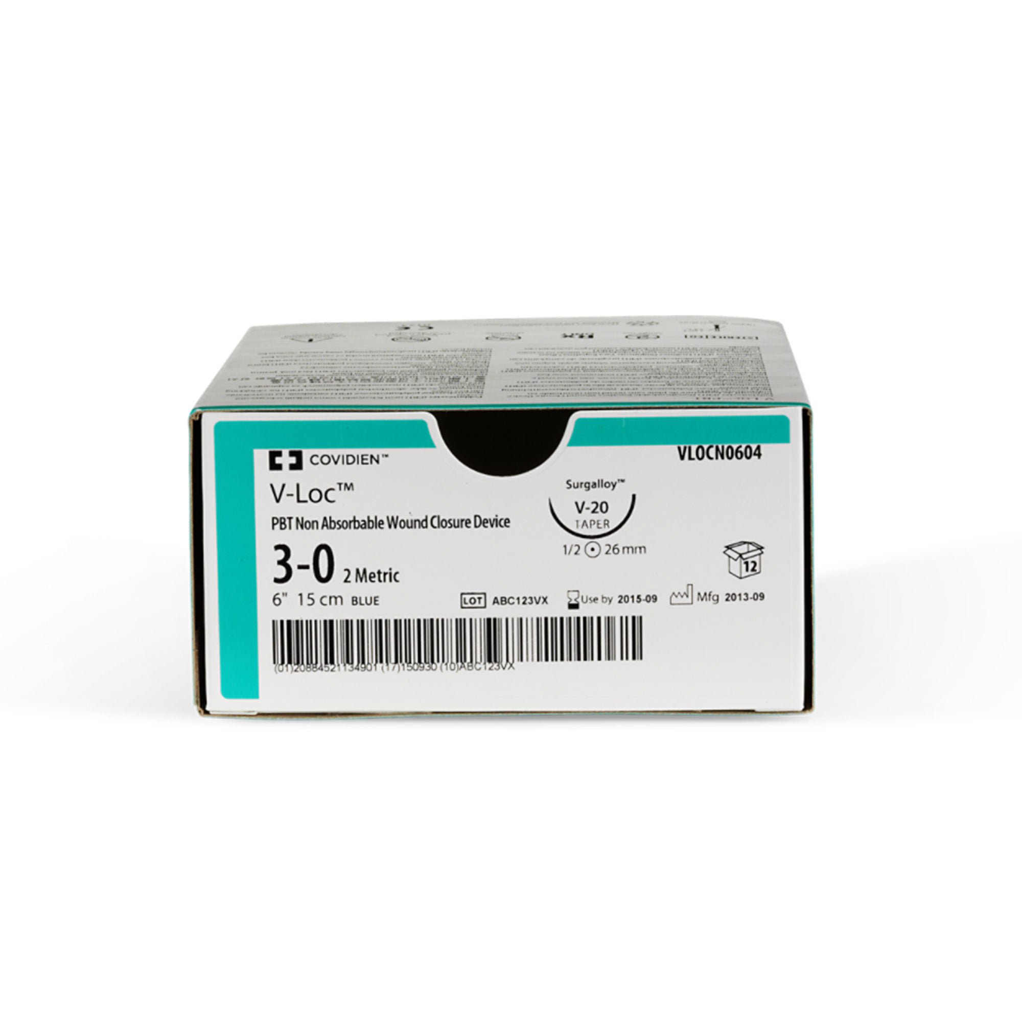 Nonabsorbable Suture with Needle V-Loc™ PBT Wound - McKesson
