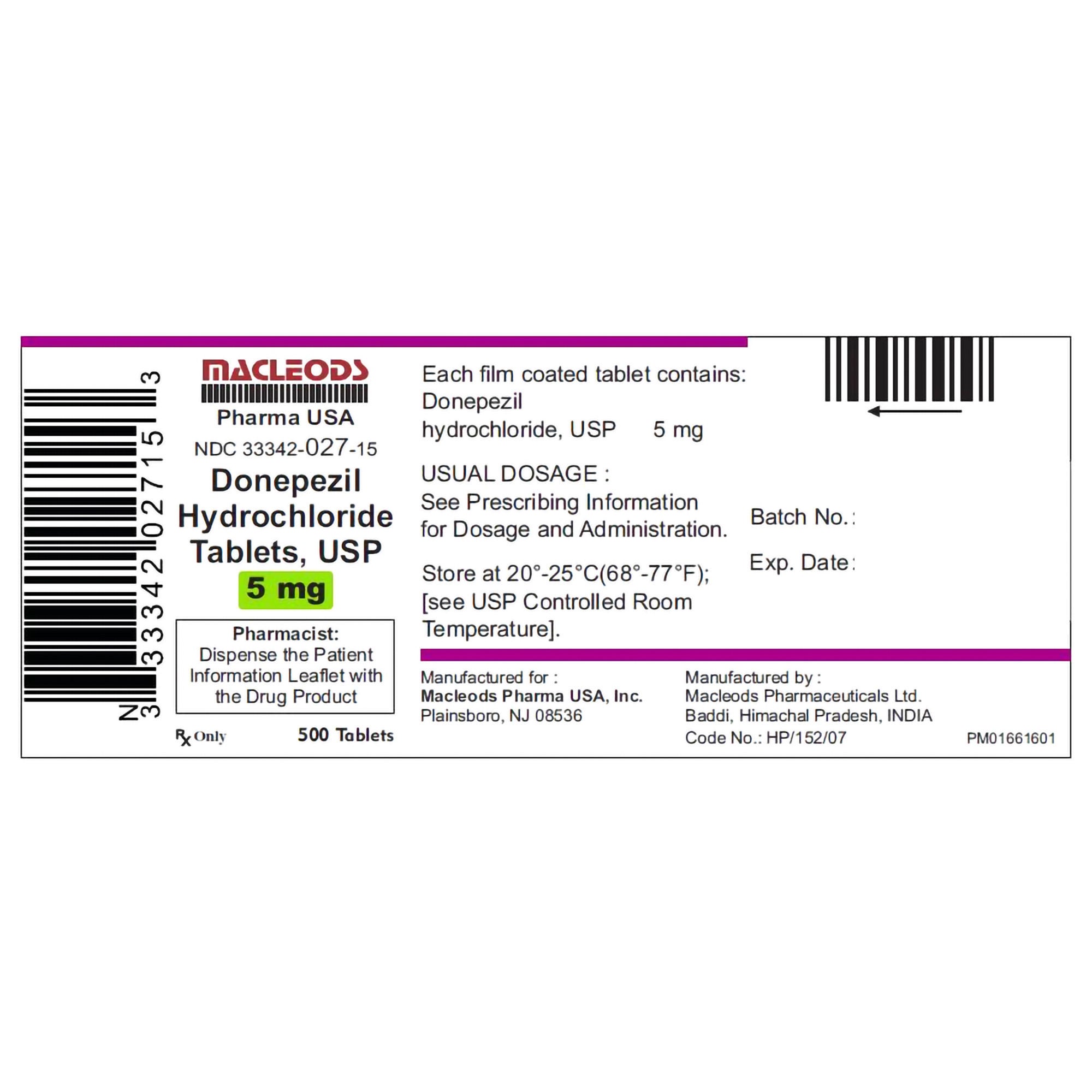 aricept 5mg tablet