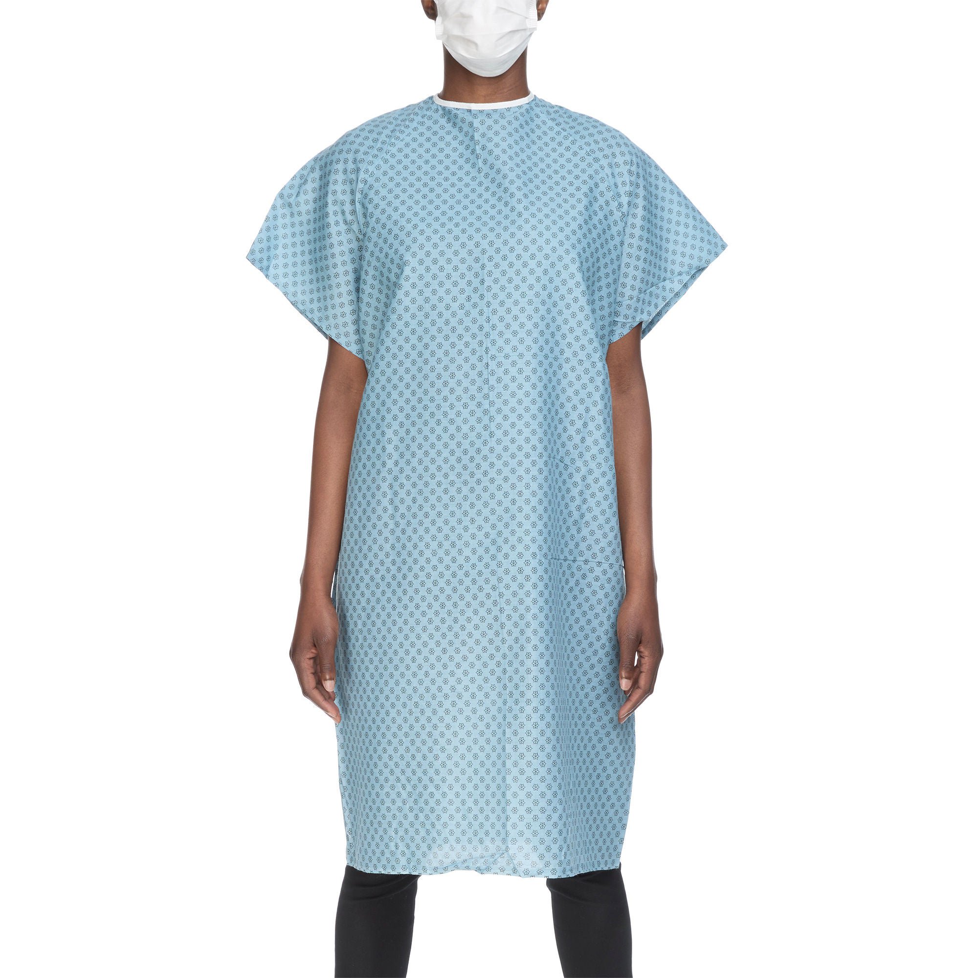 Reusable Patient Exam Gown, One Size Fits Most, Blue MK 1057875