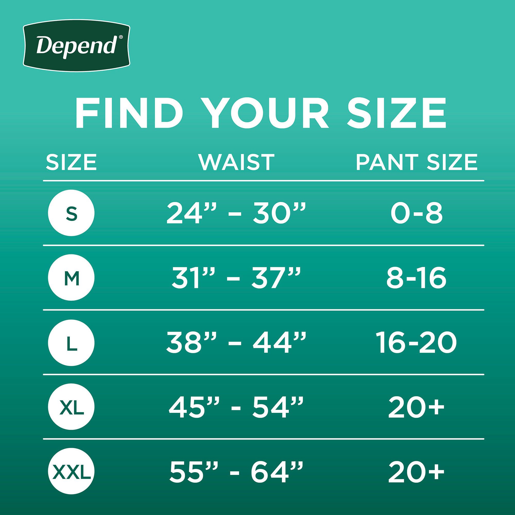 Absorbent Underwear Depend® Fresh Protection - McKesson