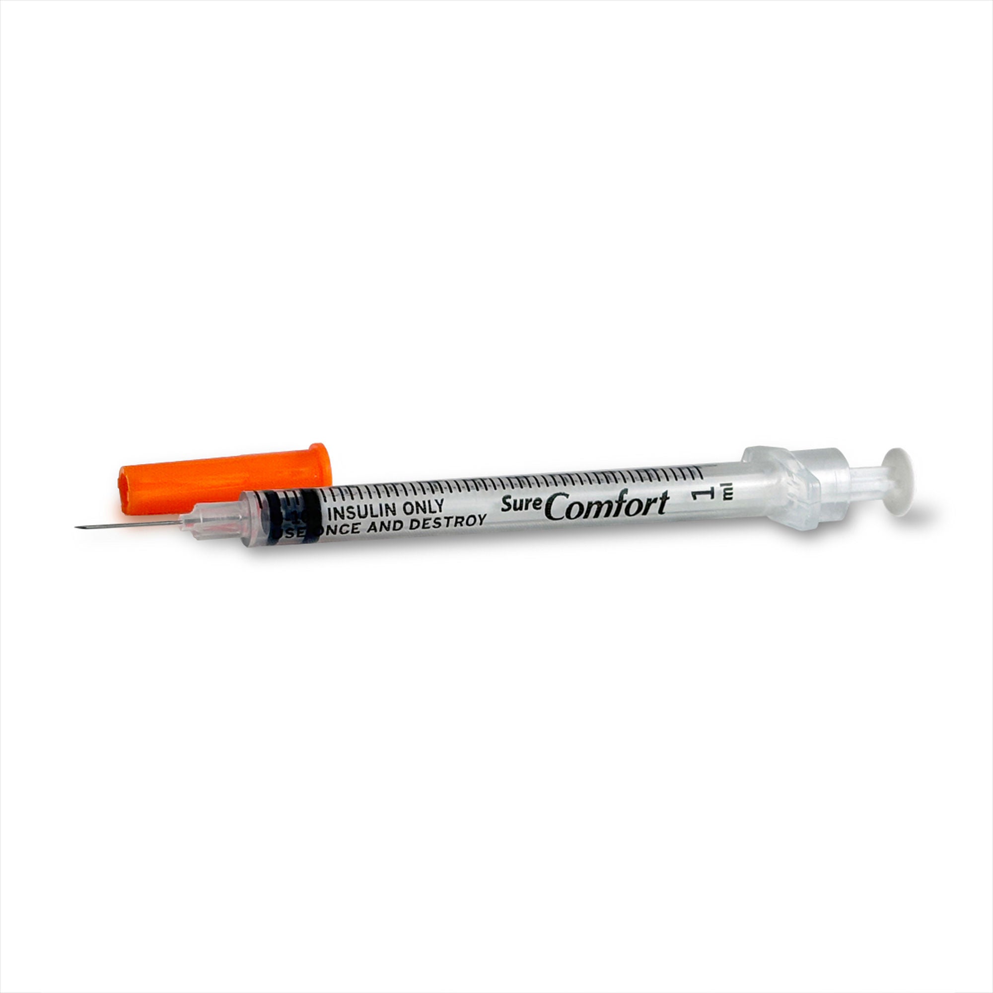 Standard Insulin Syringe with Needle Surecomfort® - McKesson