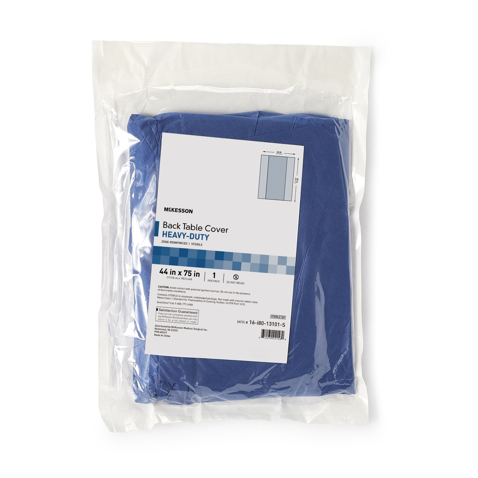 Table Drape McKesson 44 X 75 Inch For Back Table - McKesson