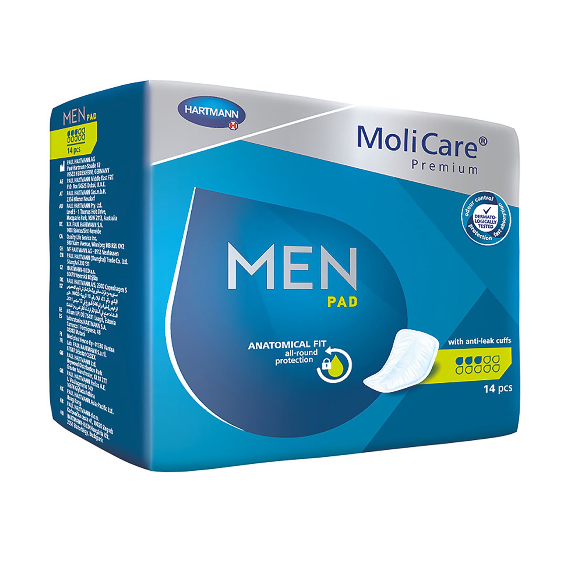 Bladder Control Pad MoliCare® Premium Men 7 X 10 - McKesson