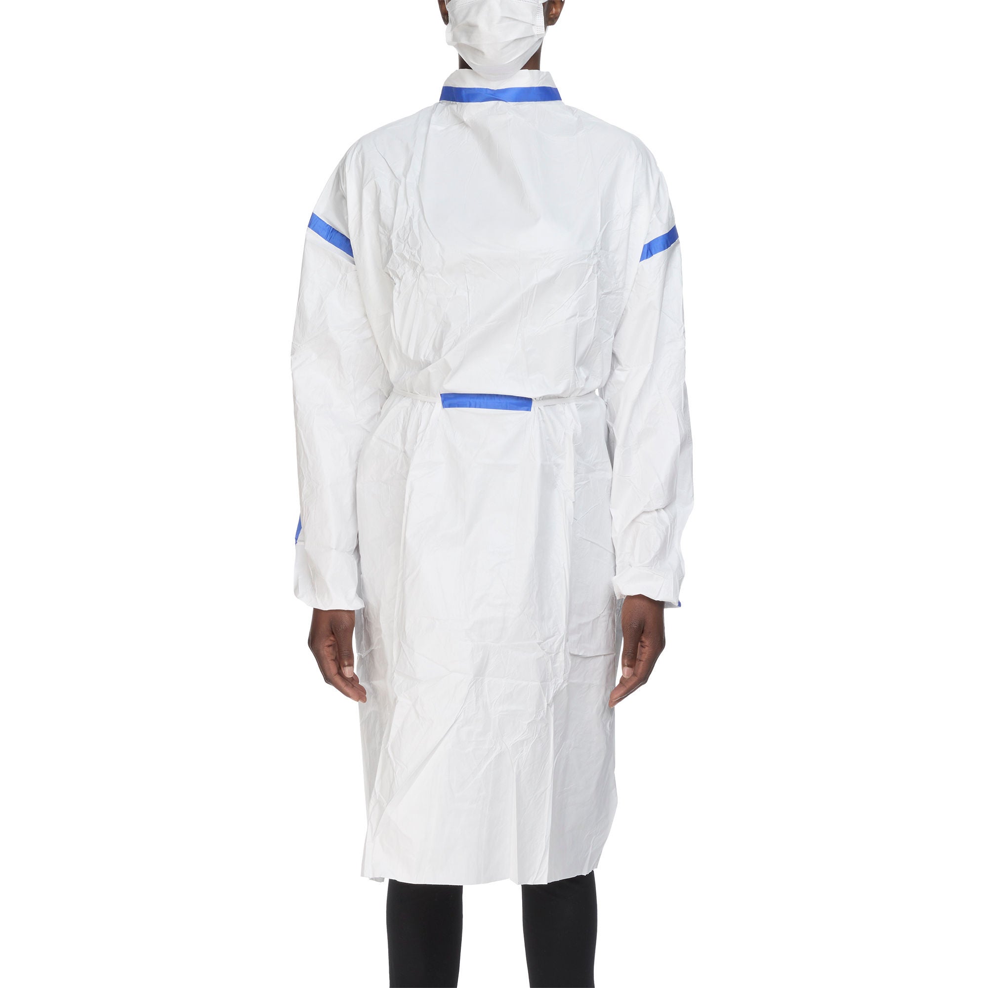 Chemotherapy Procedure Gown One Size Fits Most White Sterile ASTM F739-12 Disposable MK 1136418