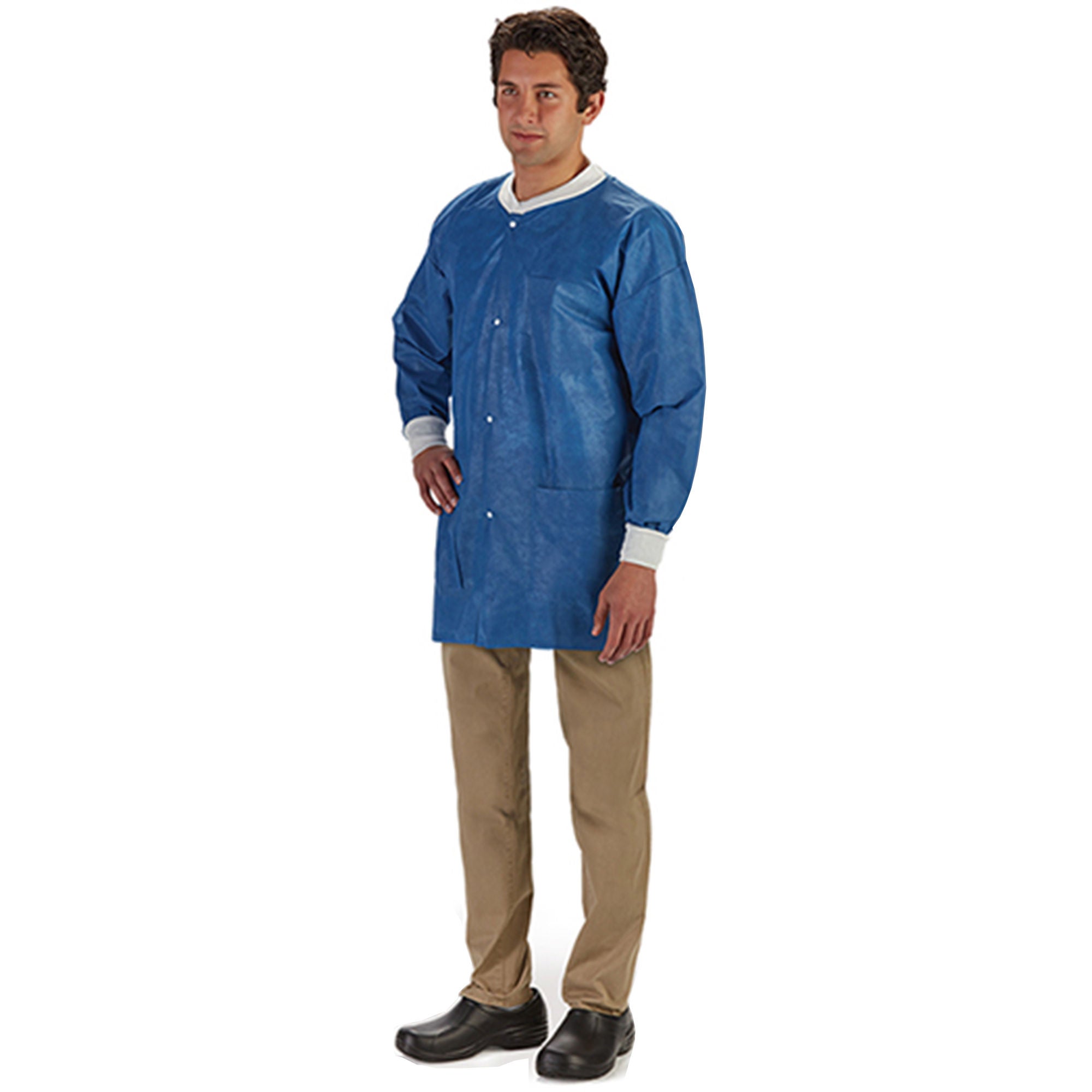 LabMates Lab Jacket, 2X-Large, Blue MK 1149958
