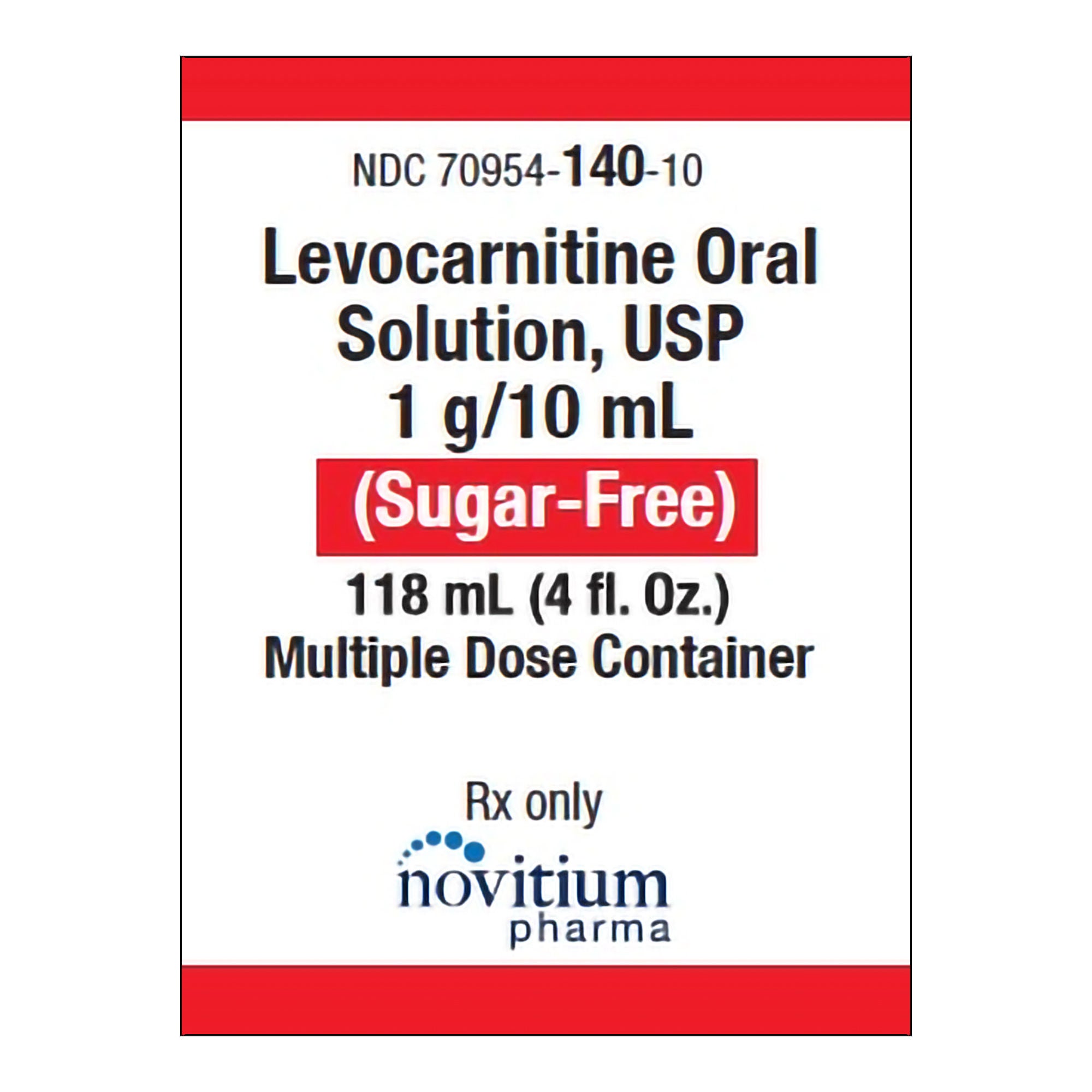 Levocarnitine 100 mg / mL Solution 4 oz