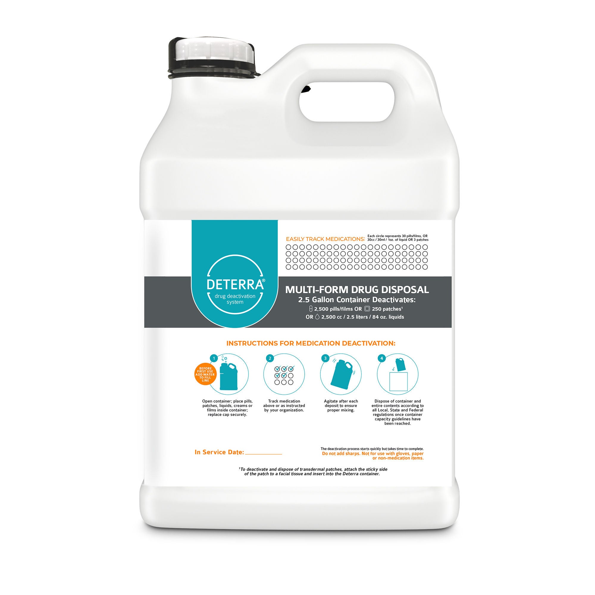 Drug Disposal Container Deterra® 2.5 Gallon - McKesson
