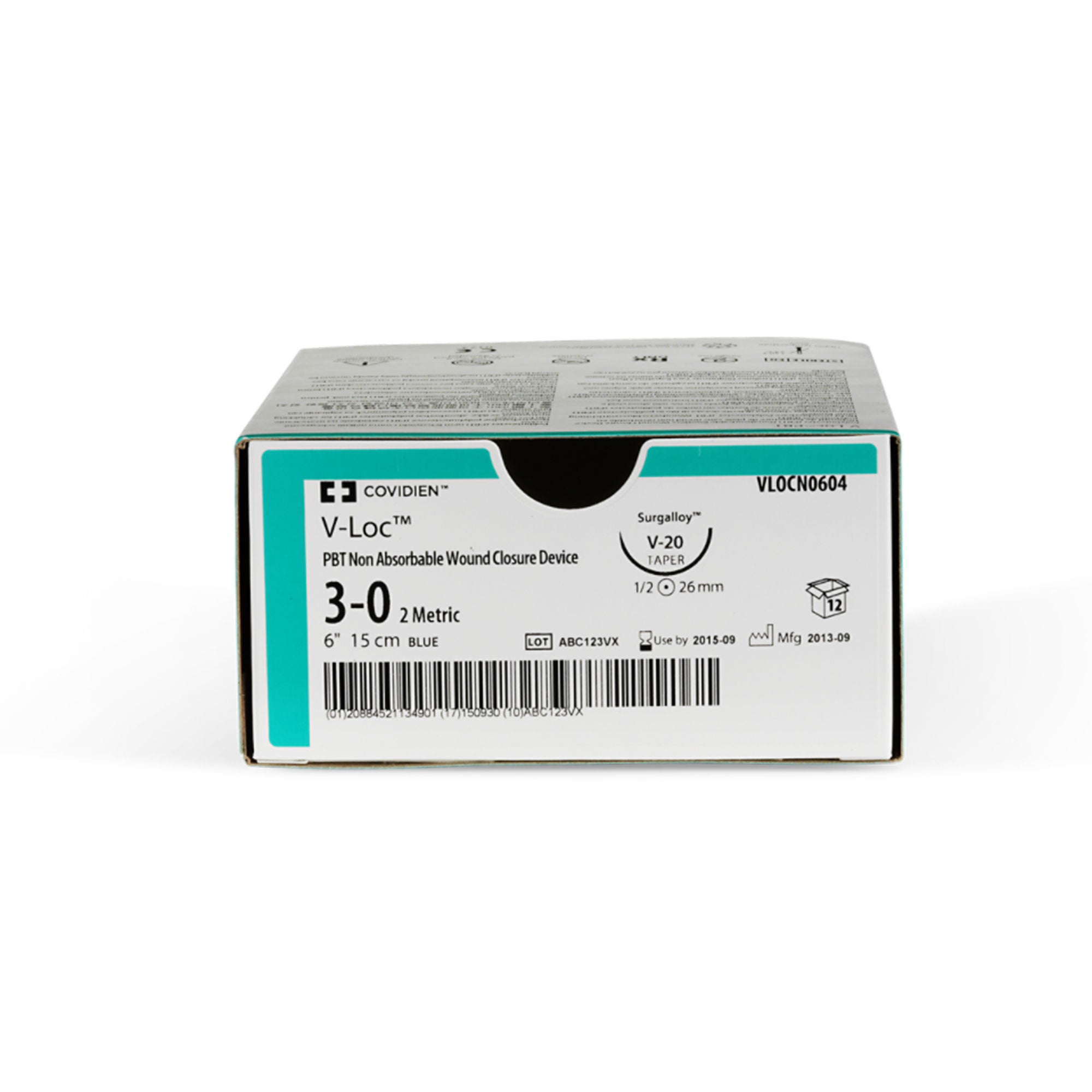 Nonabsorbable Suture with Needle V-Loc™ PBT Wound - McKesson