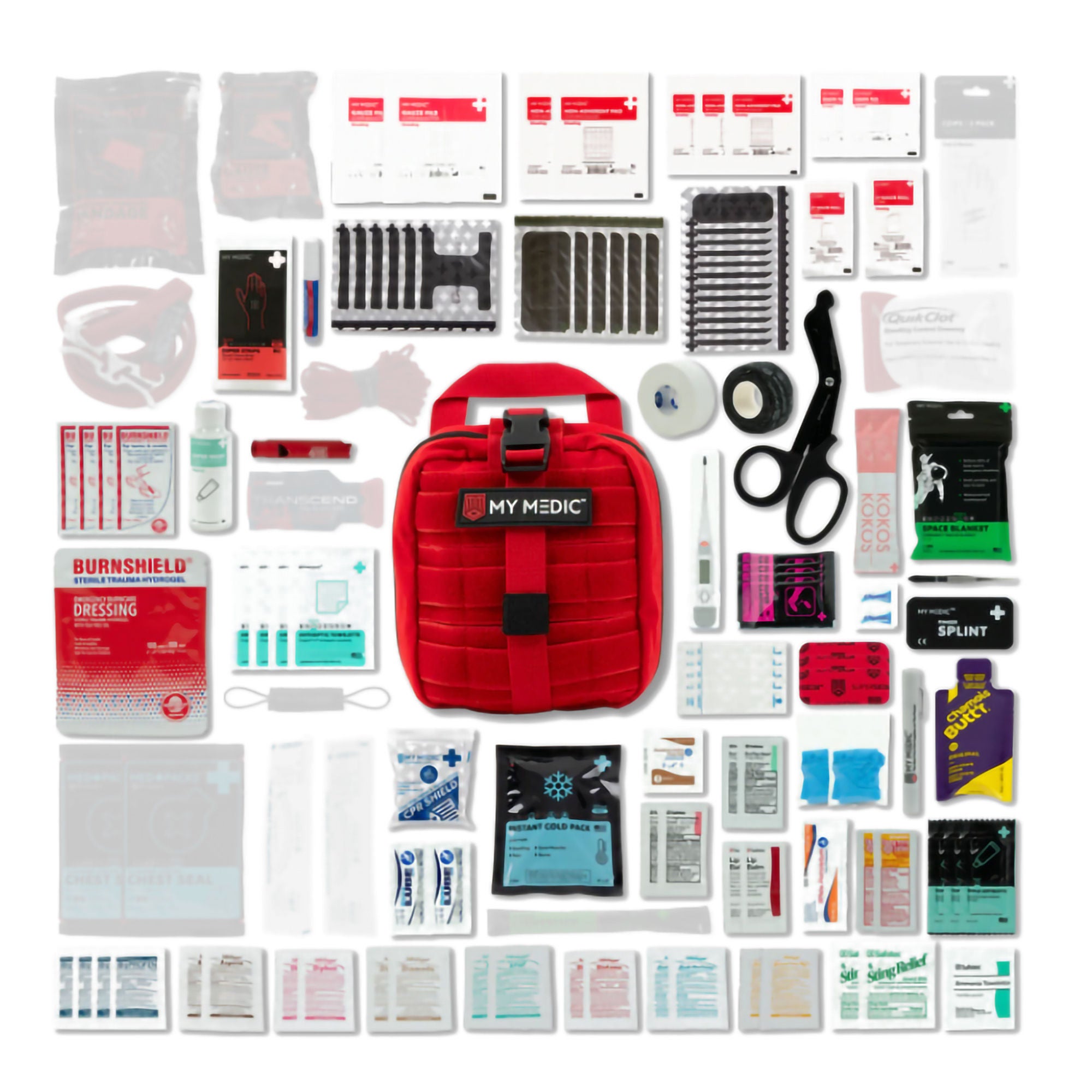 My Medic MYFAK First Aid Kit, Medical Supplies for Survival, Red