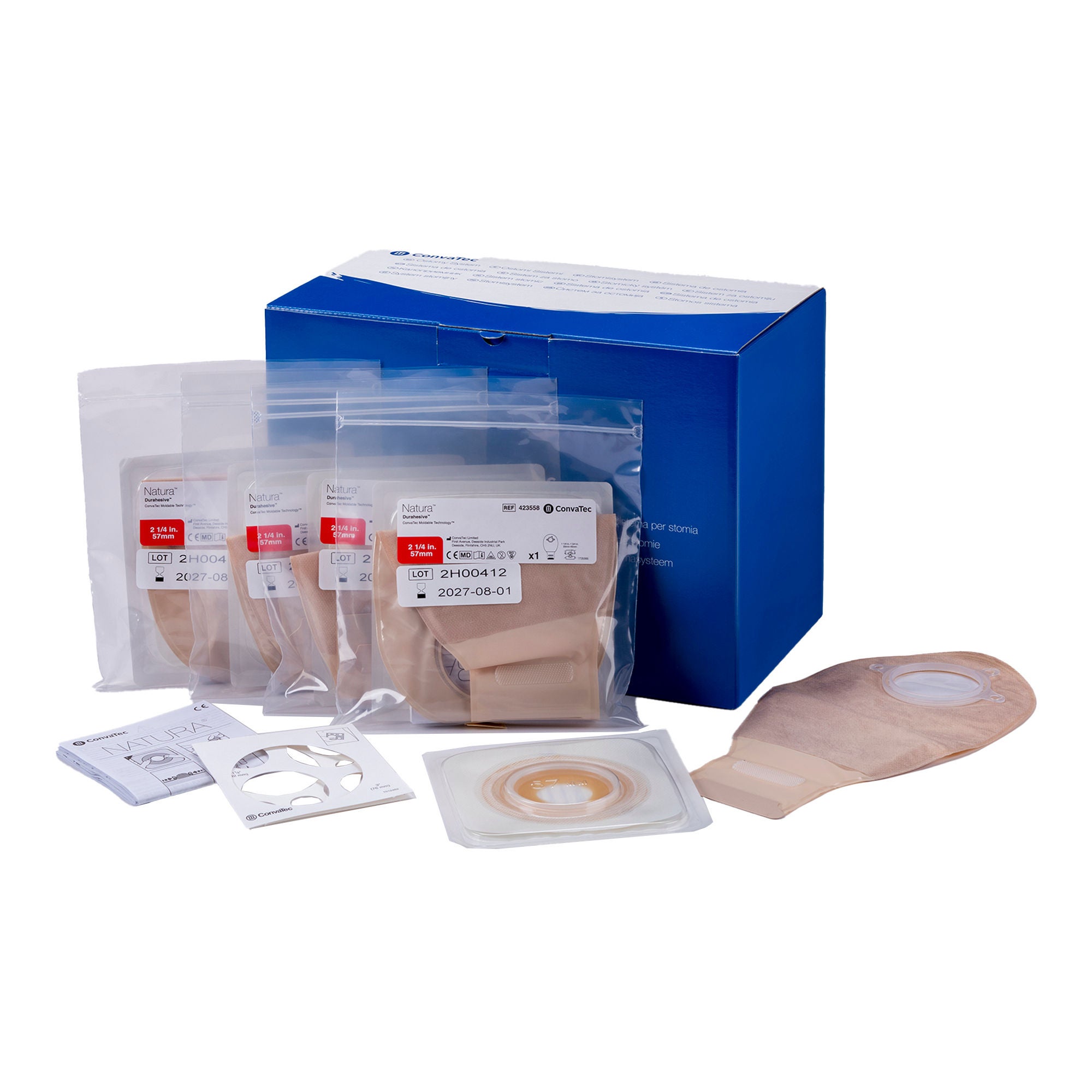 Ostomy Pouch Natura® One-Piece System Mold to Fit - McKesson