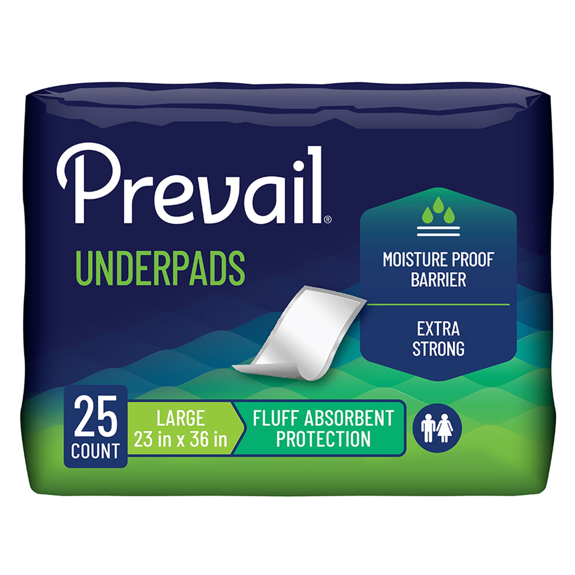 Prevail Total Care Disposable Underpad Fluff 23X36" - 150 Pads