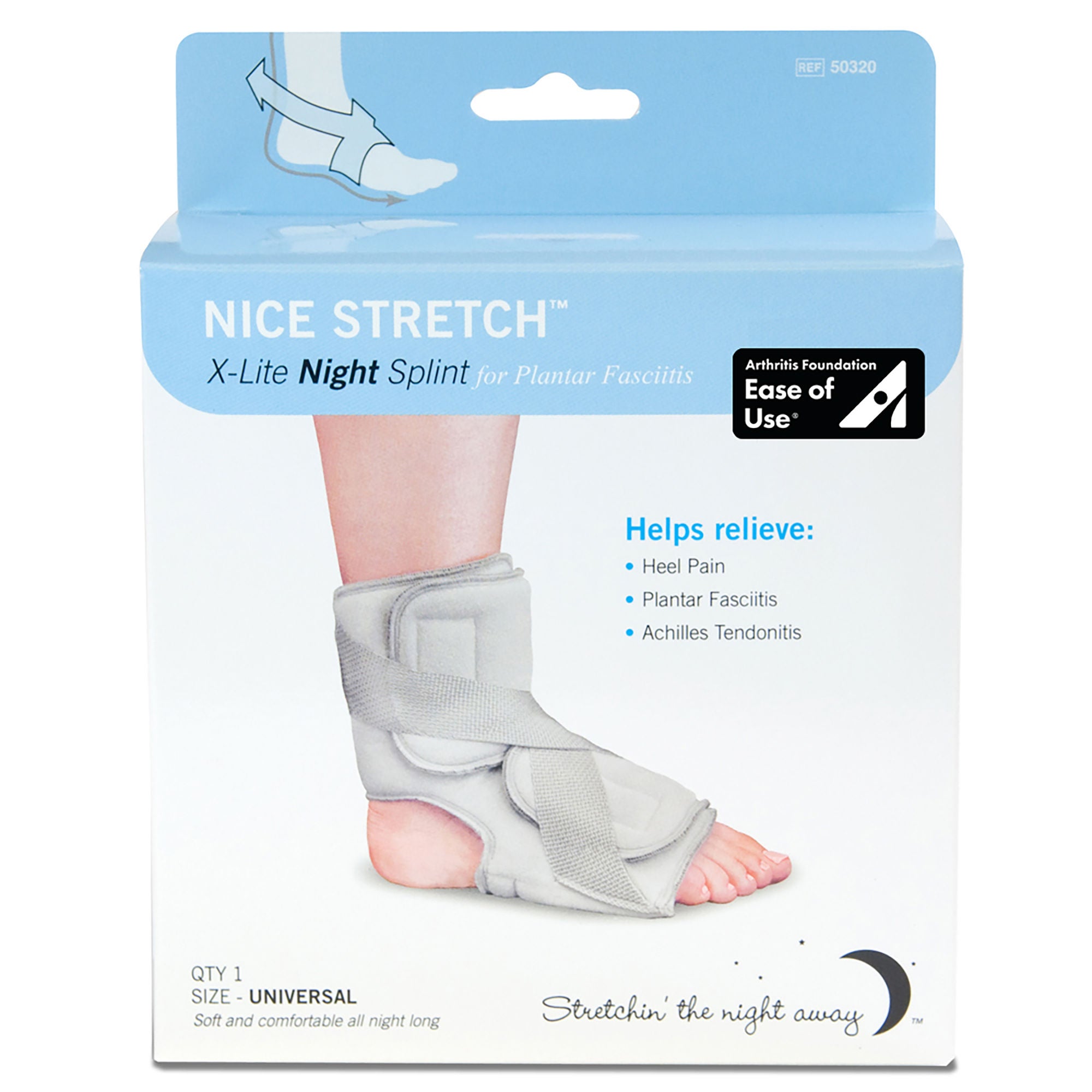 Plantar Fasciitis Night Splint Nice Stretch® - McKesson