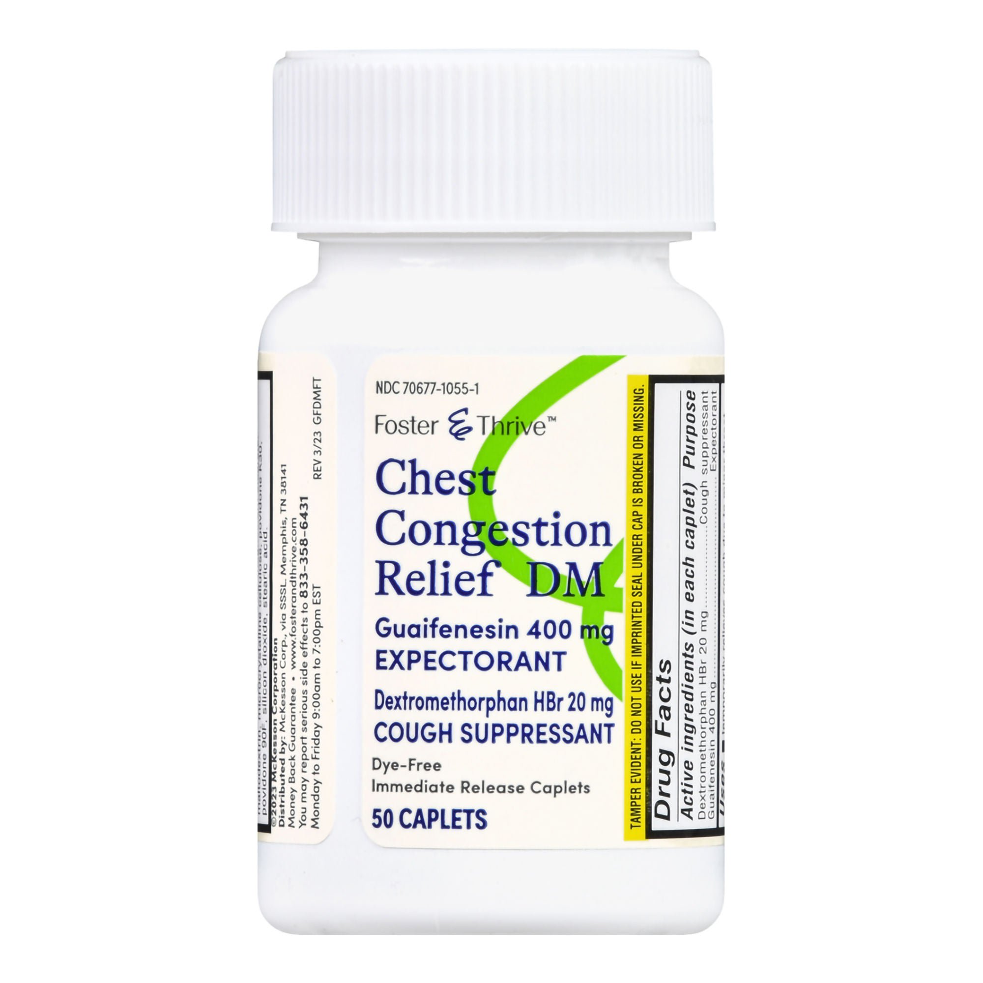 Cold and Cough Relief Foster & Thrive™ 400 mg - - McKesson