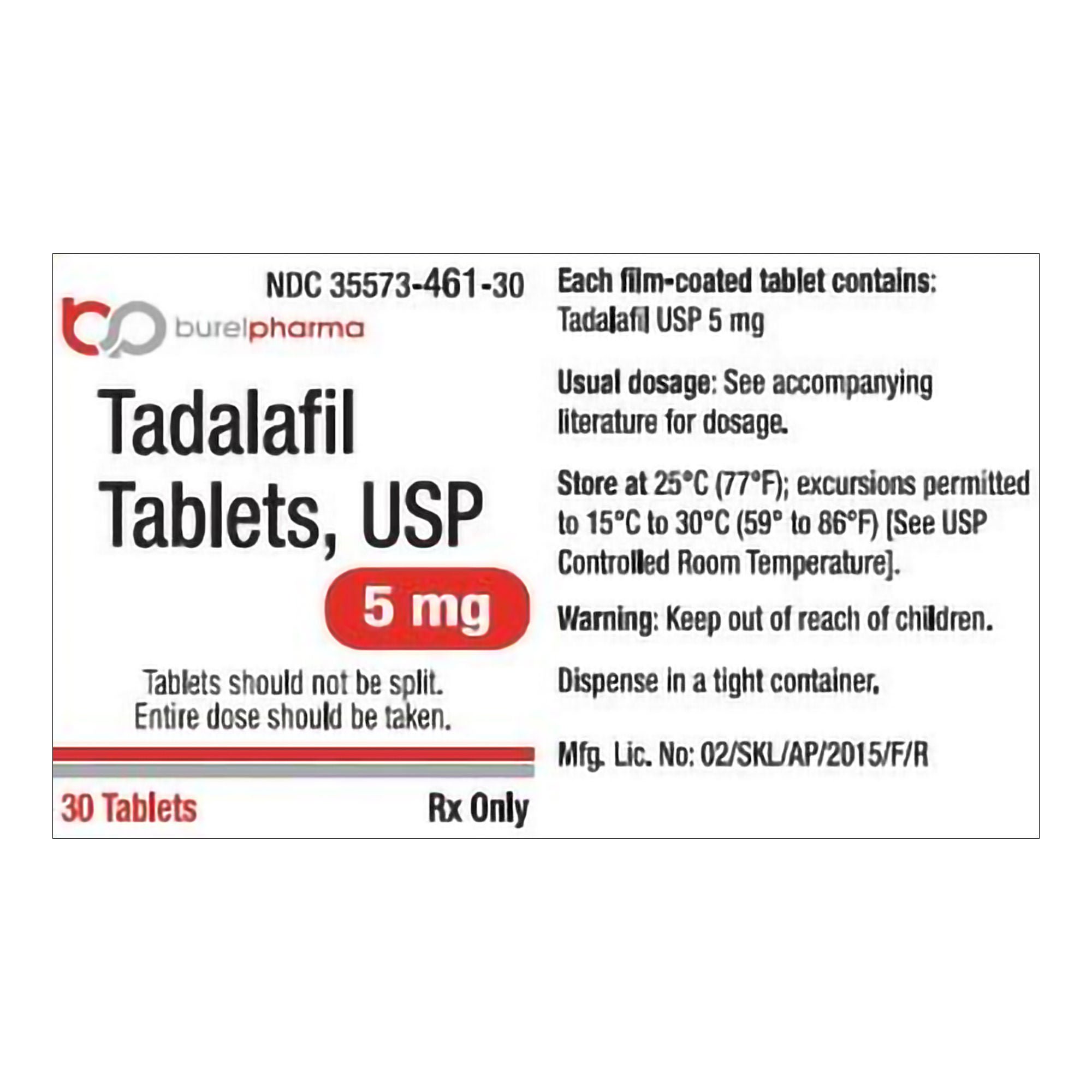 Tadalafil teva 5 mg online