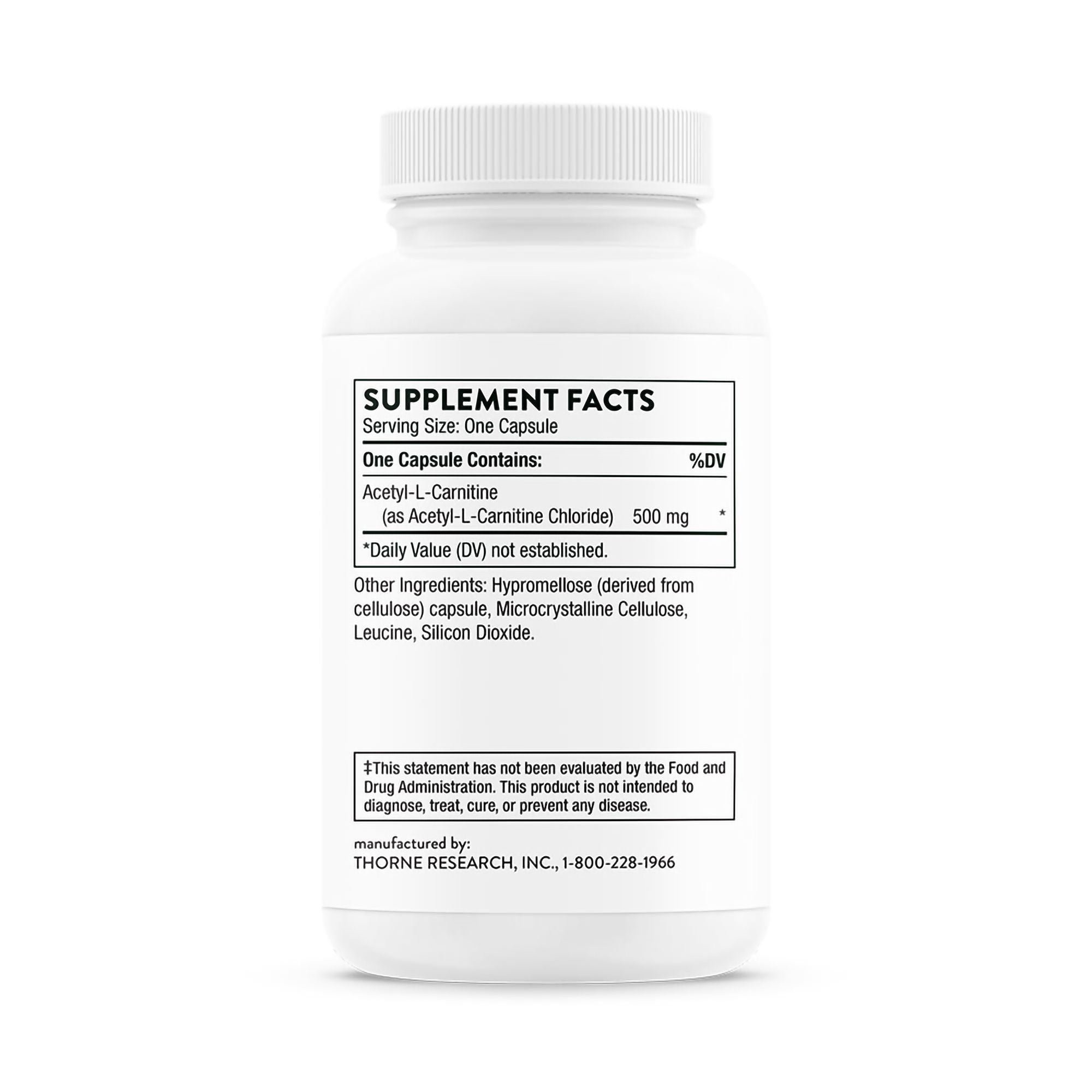 Dietary Supplement THORNE® Acetyl-L-Carnitine