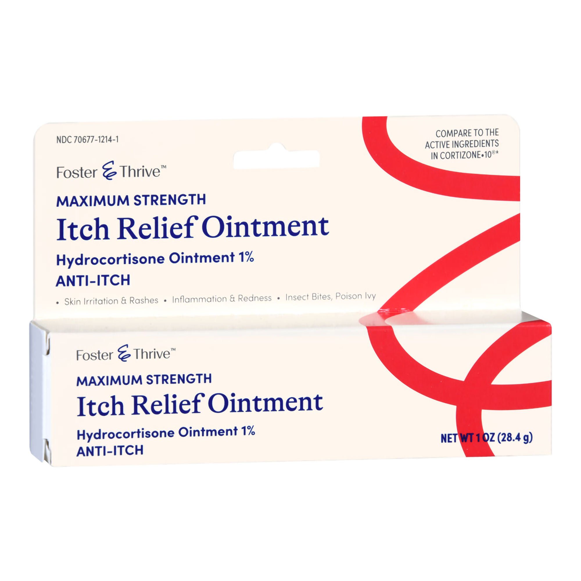 Dermatology Cream ライオン Itch Relief Foster & Thrive™ 1% Strength Ointment - McKesson