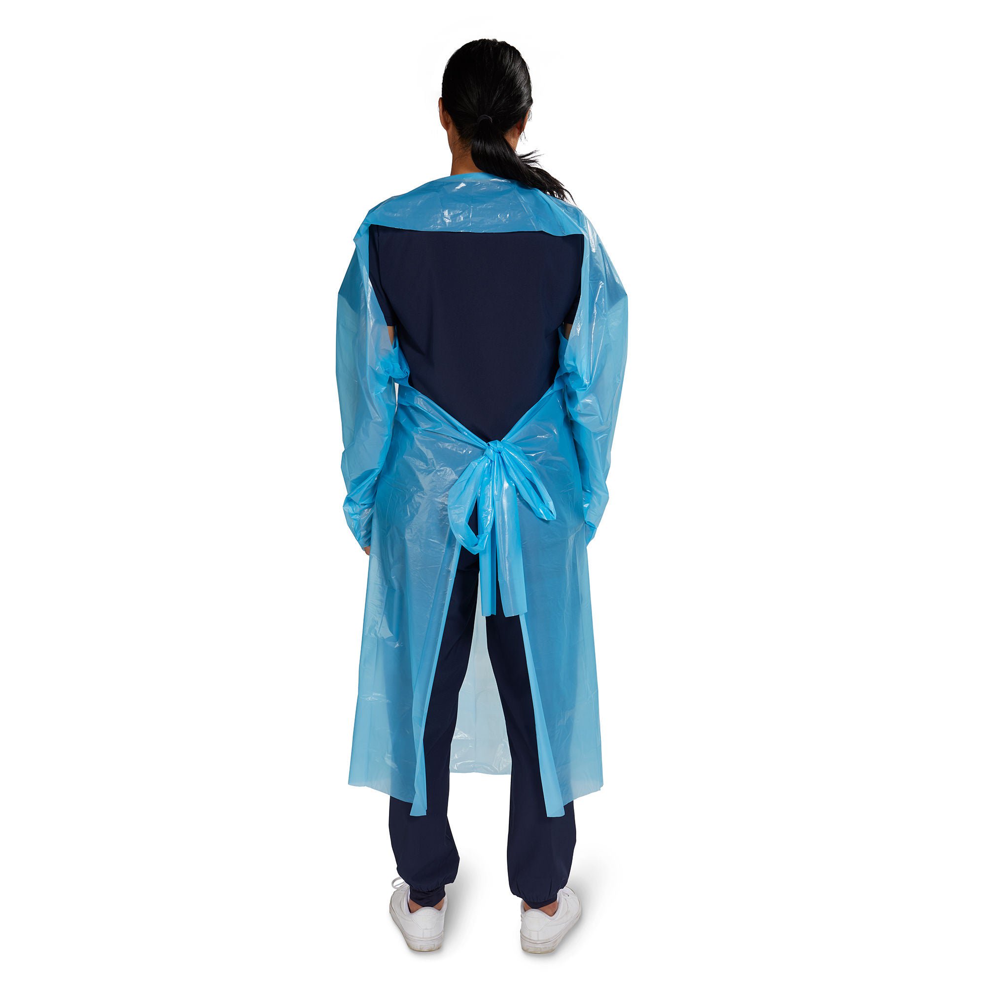 Protective Procedure Gown McKesson X-Large Blue - McKesson