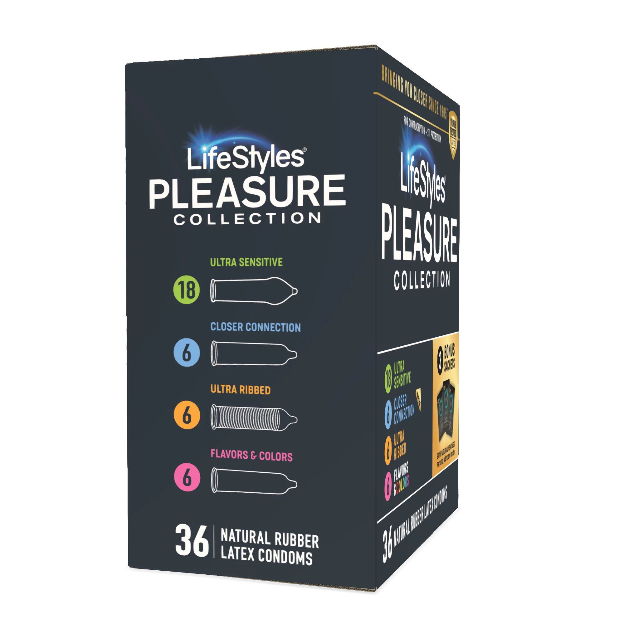 ky sex lubricant Condom Variety Pack Lifestyles® Pleasure