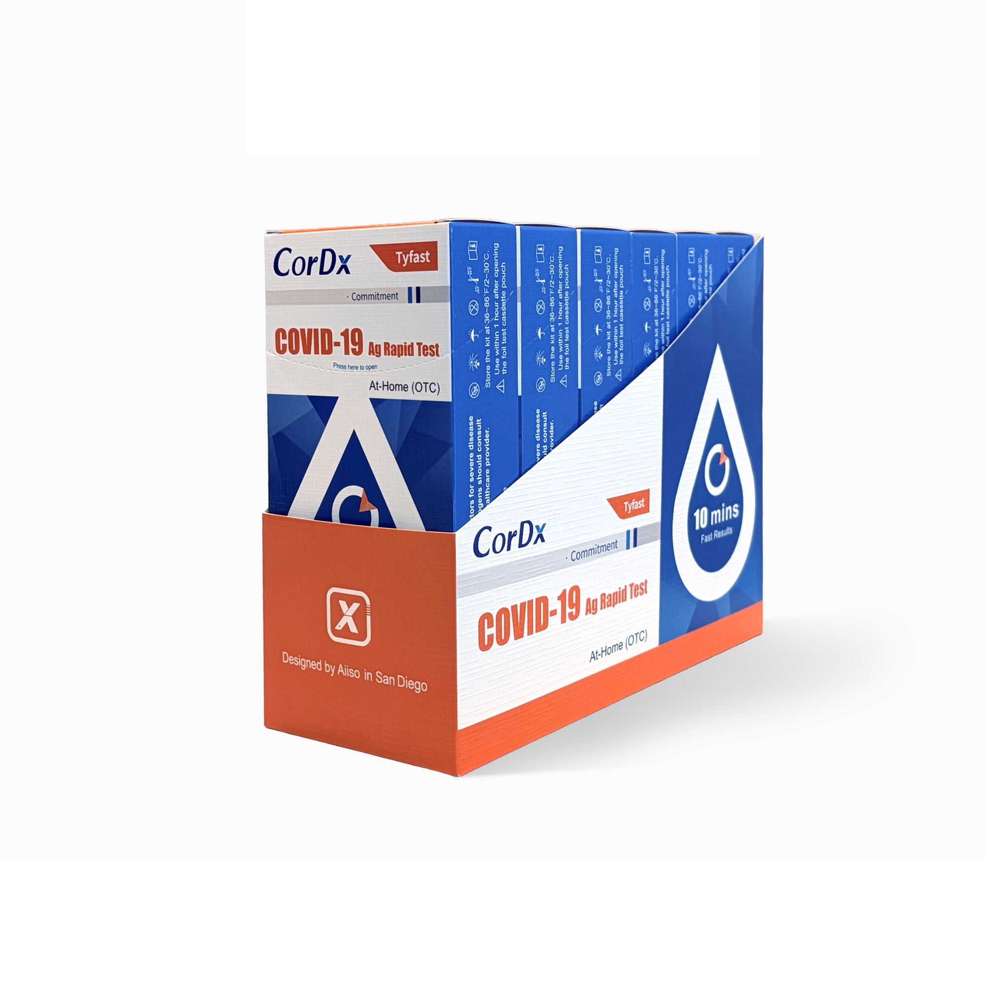 Respiratory Test Kit CorDx COVID-19 Ag Home Test - McKesson