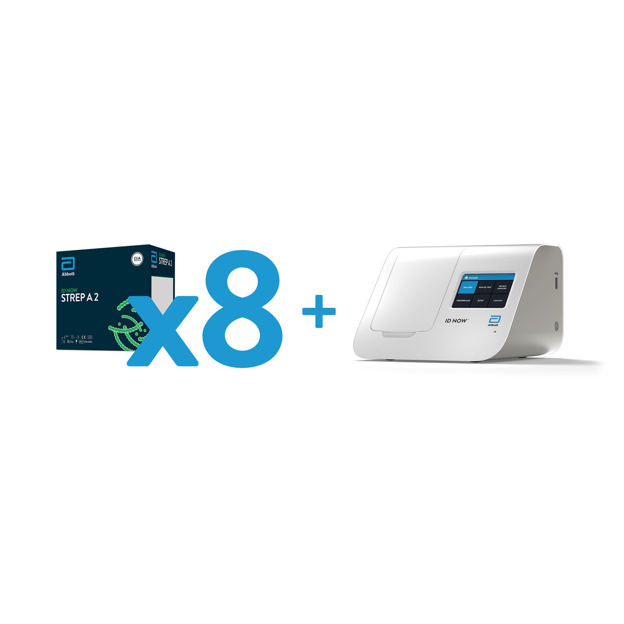 Respiratory Test Kit ID NOW™ Strep A 2.0 8 X 24 - McKesson