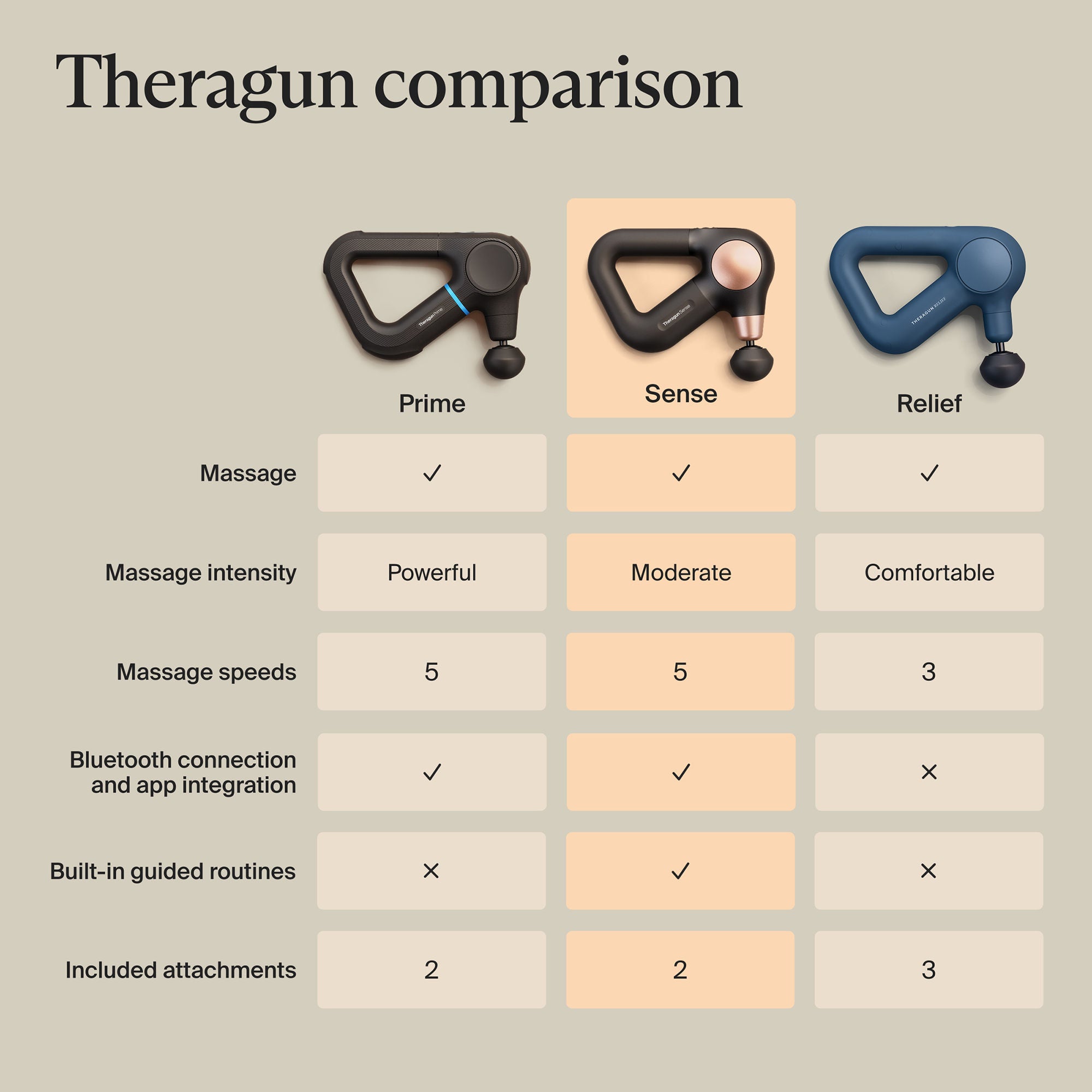 Hand-Held Massager Theragun Sense 2 - McKesson