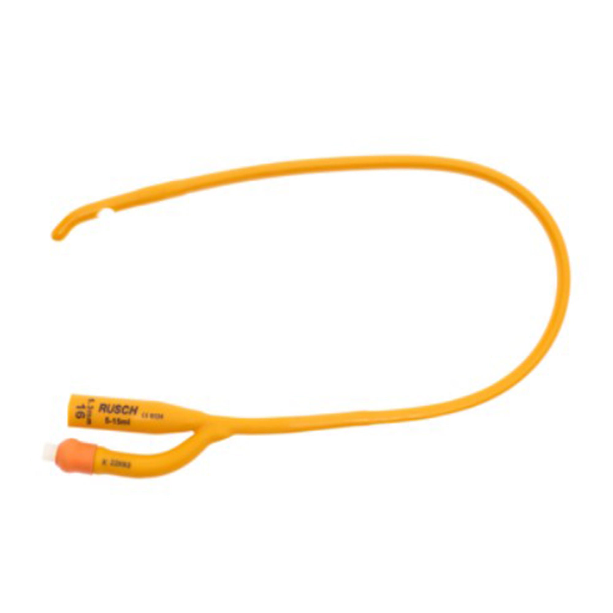 CCドロゴパール ブローチゴールド Foley Catheter Rusch PureGold® 2-Way Coude Tip 5 - McKesson