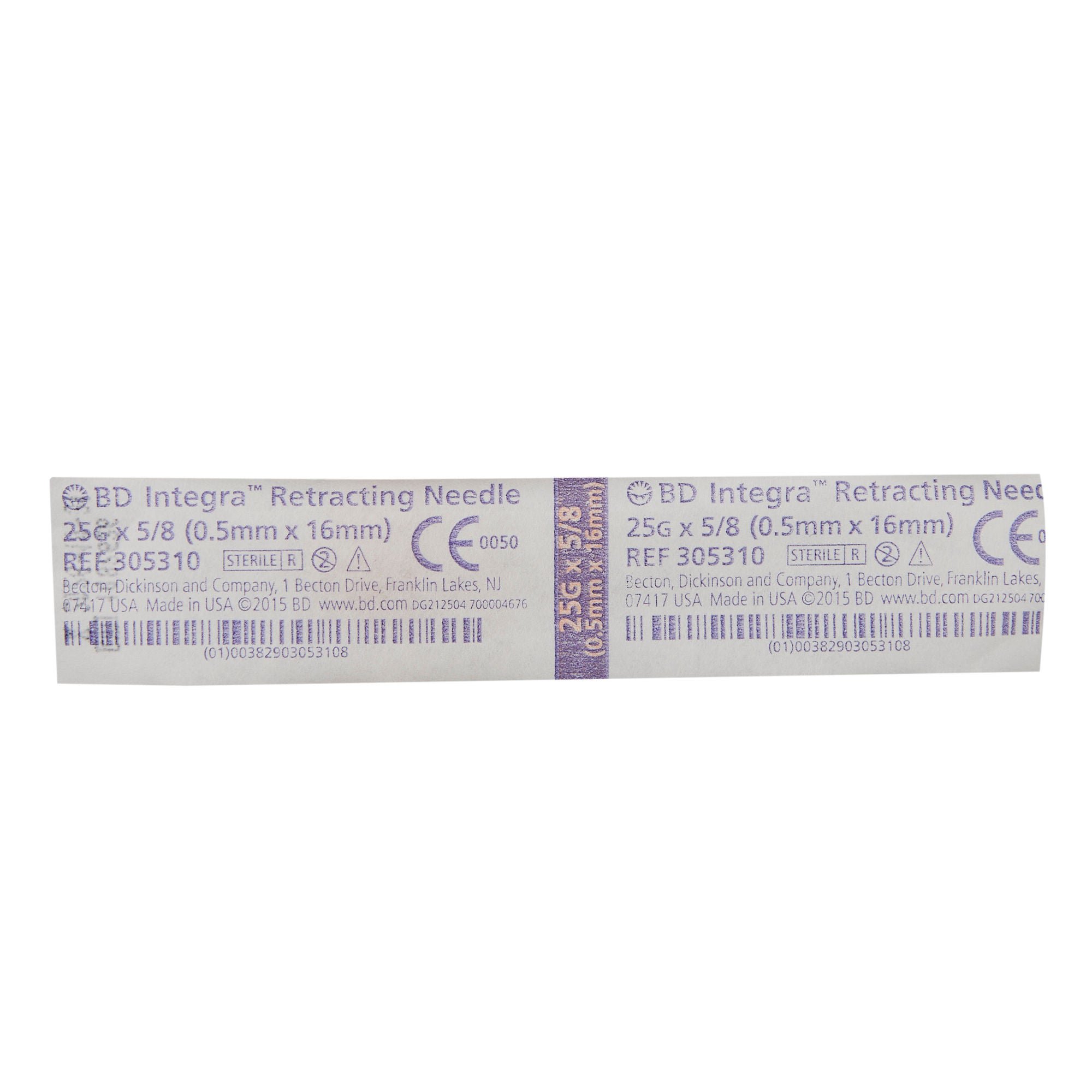 Safety Hypodermic Needle Integra™ 5/8 Inch Length - McKesson