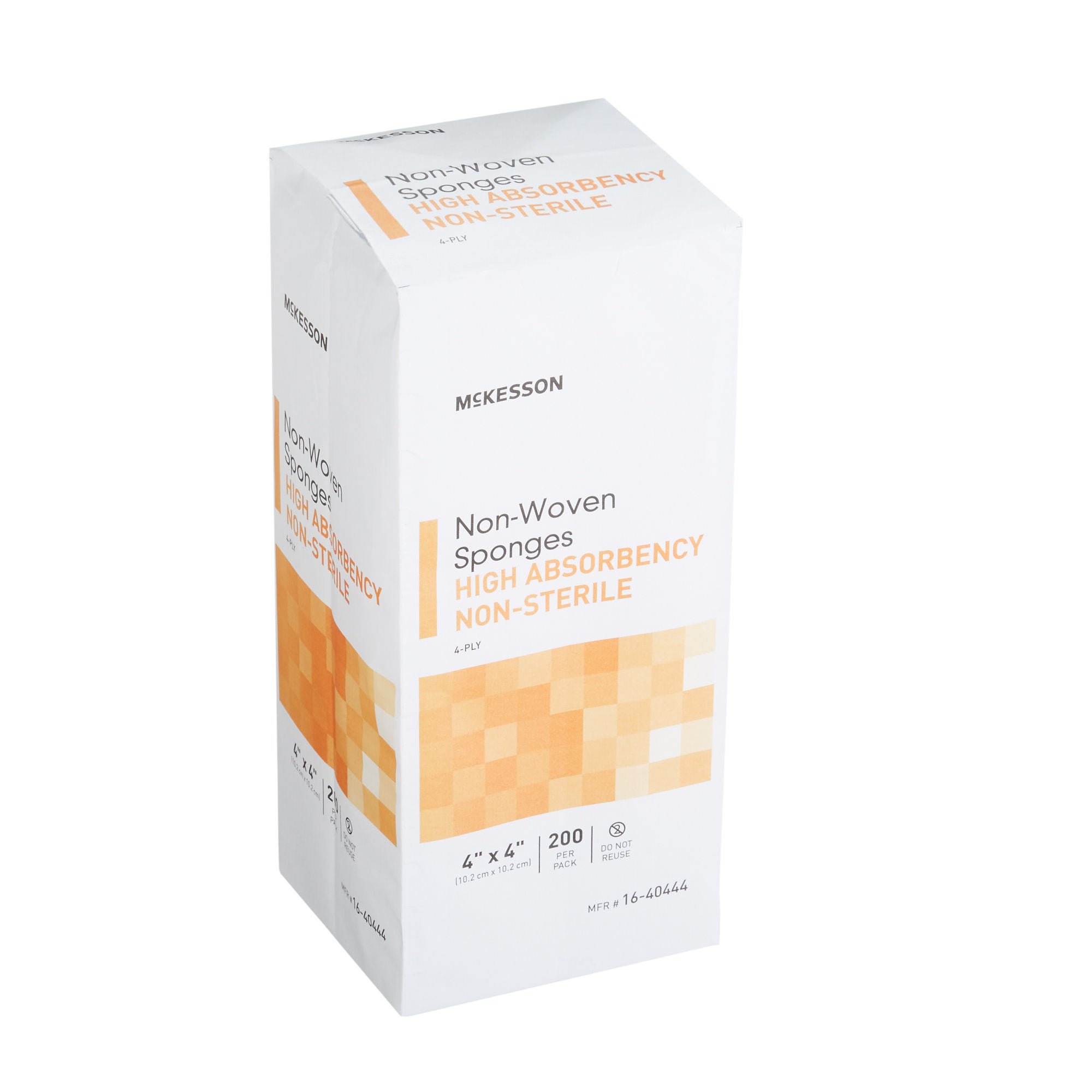 Nonwoven Sponge McKesson 4 X 4 Inch 4-Ply - McKesson