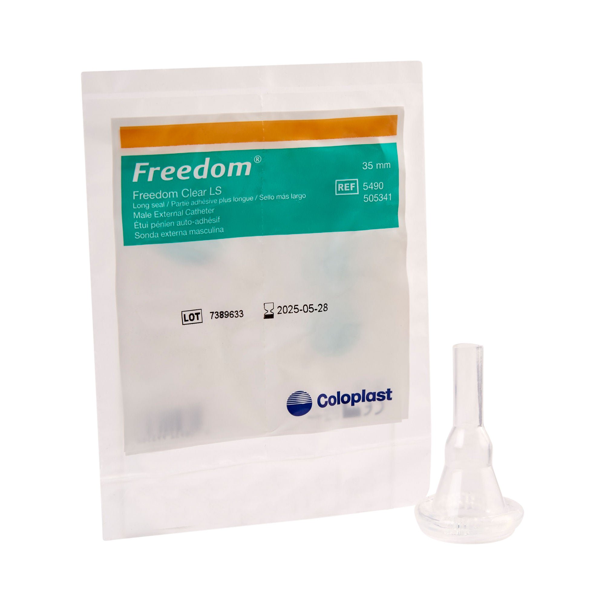 Male External Catheter Freedom Clear® LS - McKesson