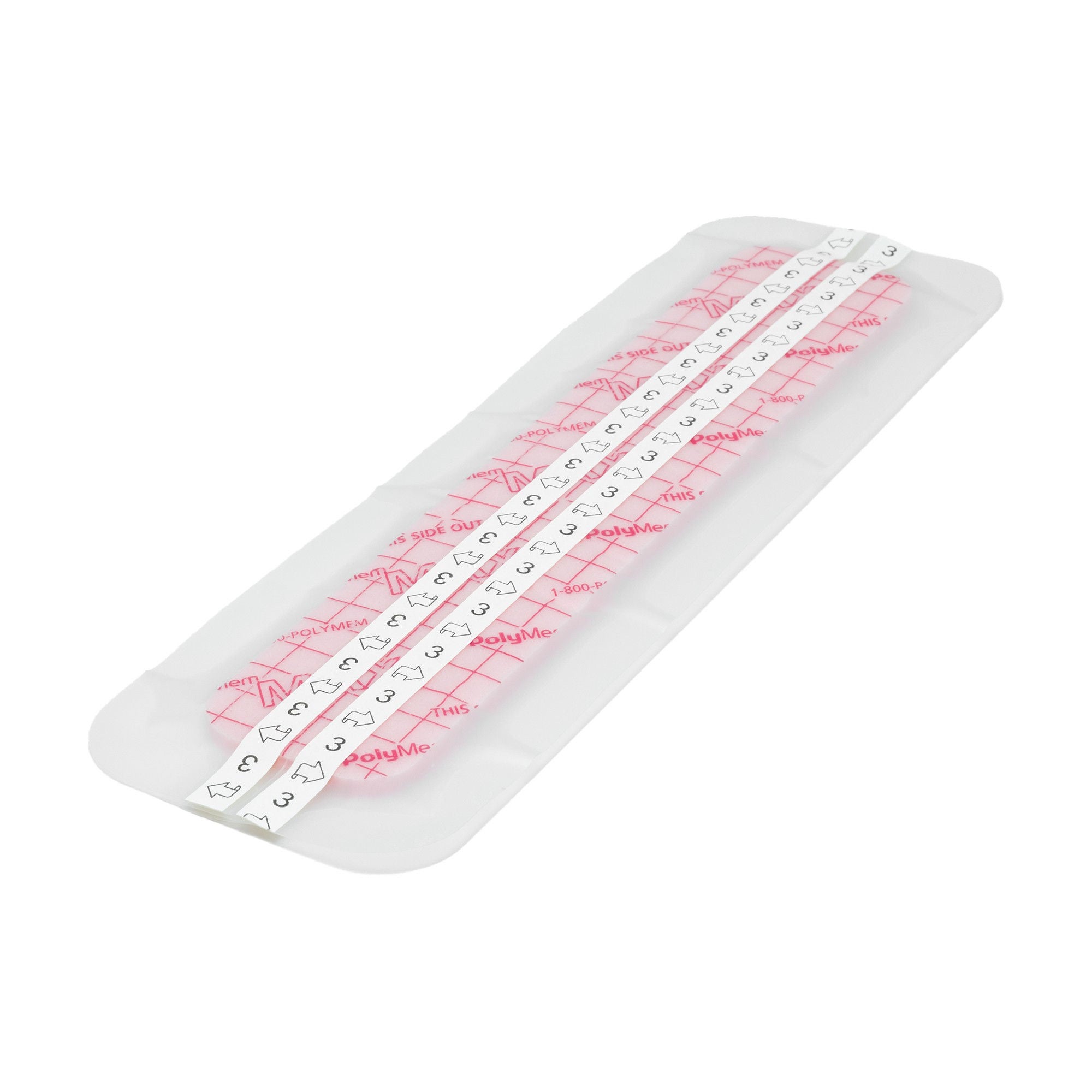 PolyMem Max Adhesive with Border Foam Dressing, 3 x 11 Inch MK 505120