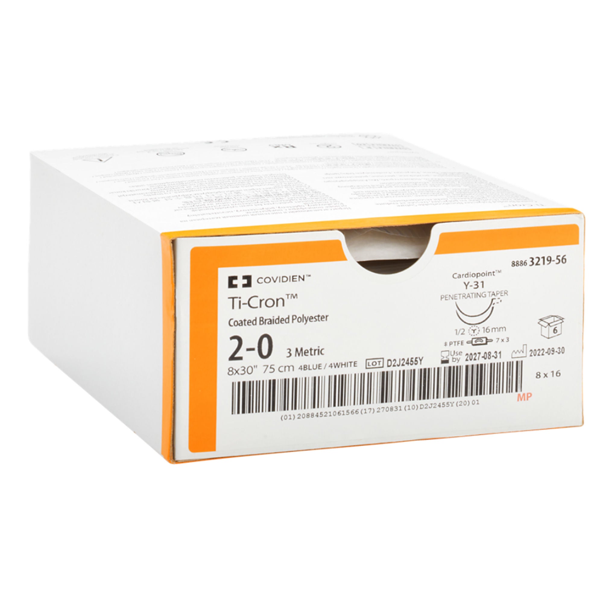 Nonabsorbable Suture with Needle Ti-Cron™ - McKesson