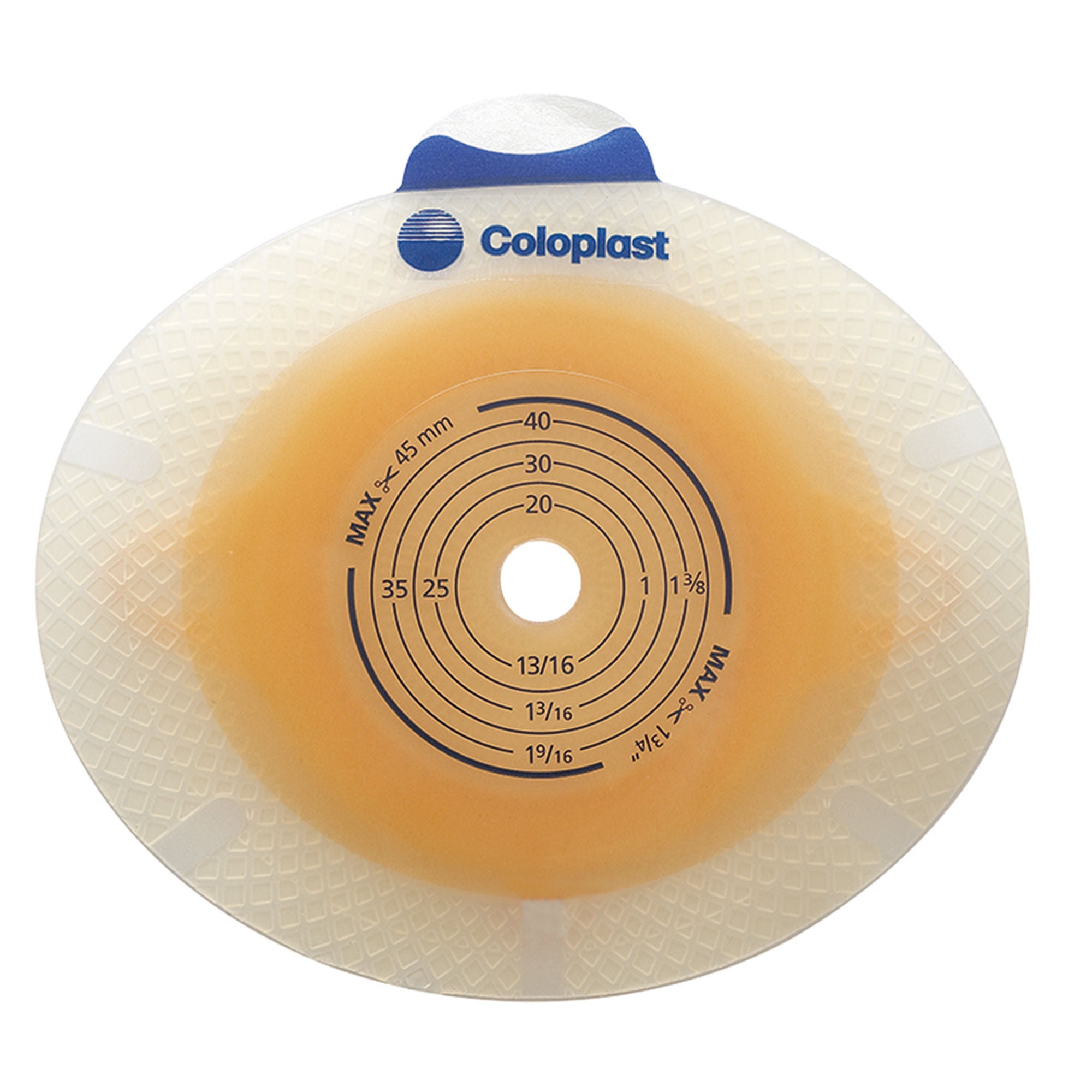 SenSura Click Flat Ostomy Barrier, Trim to fit 10  45 mm Stoma Opening, Red MK 667577