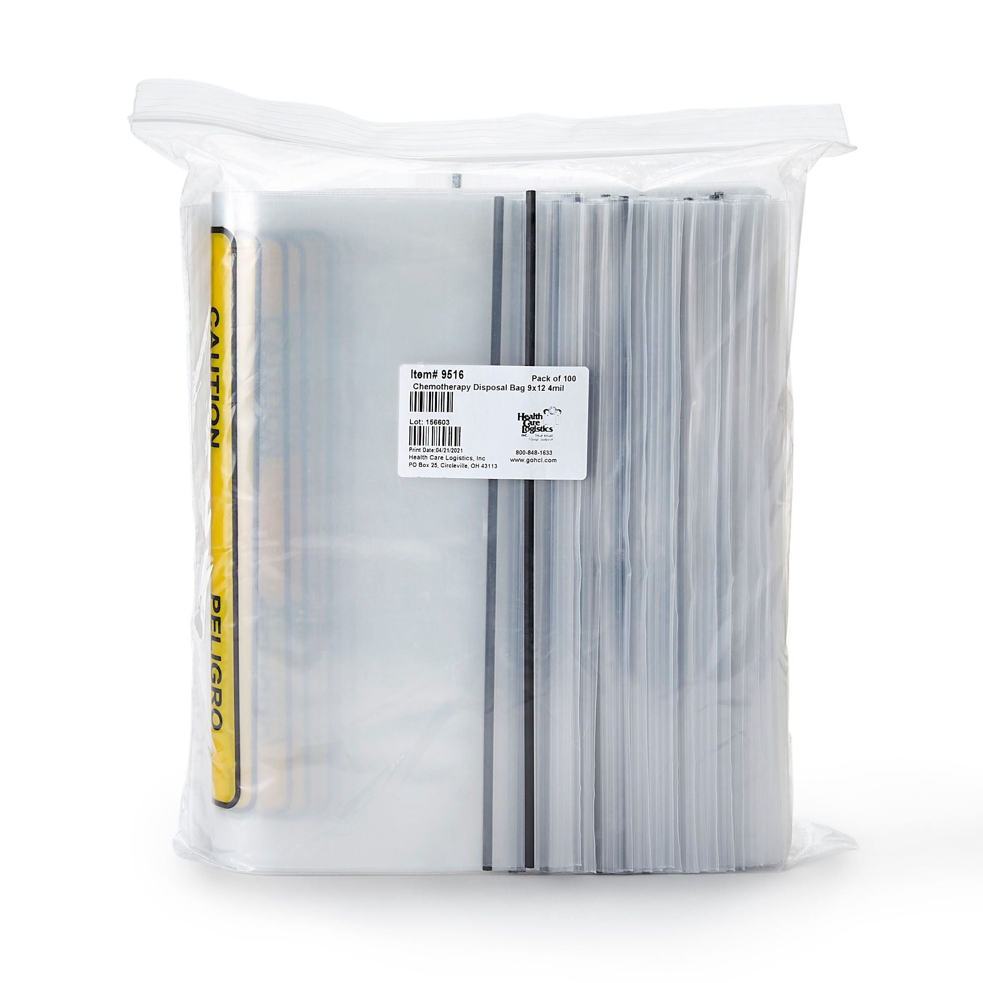Health Care Logistics Hazardous Drug Bag, 9 x 12 Inch MK 703506