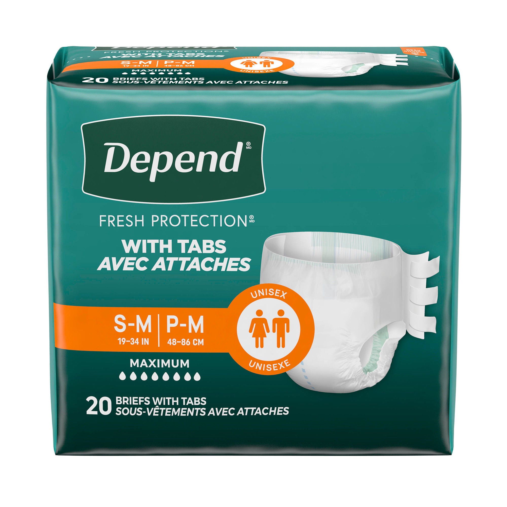 Depend Fresh Protection Maximum Absorbency Underwear, Small / Medium MK 812268