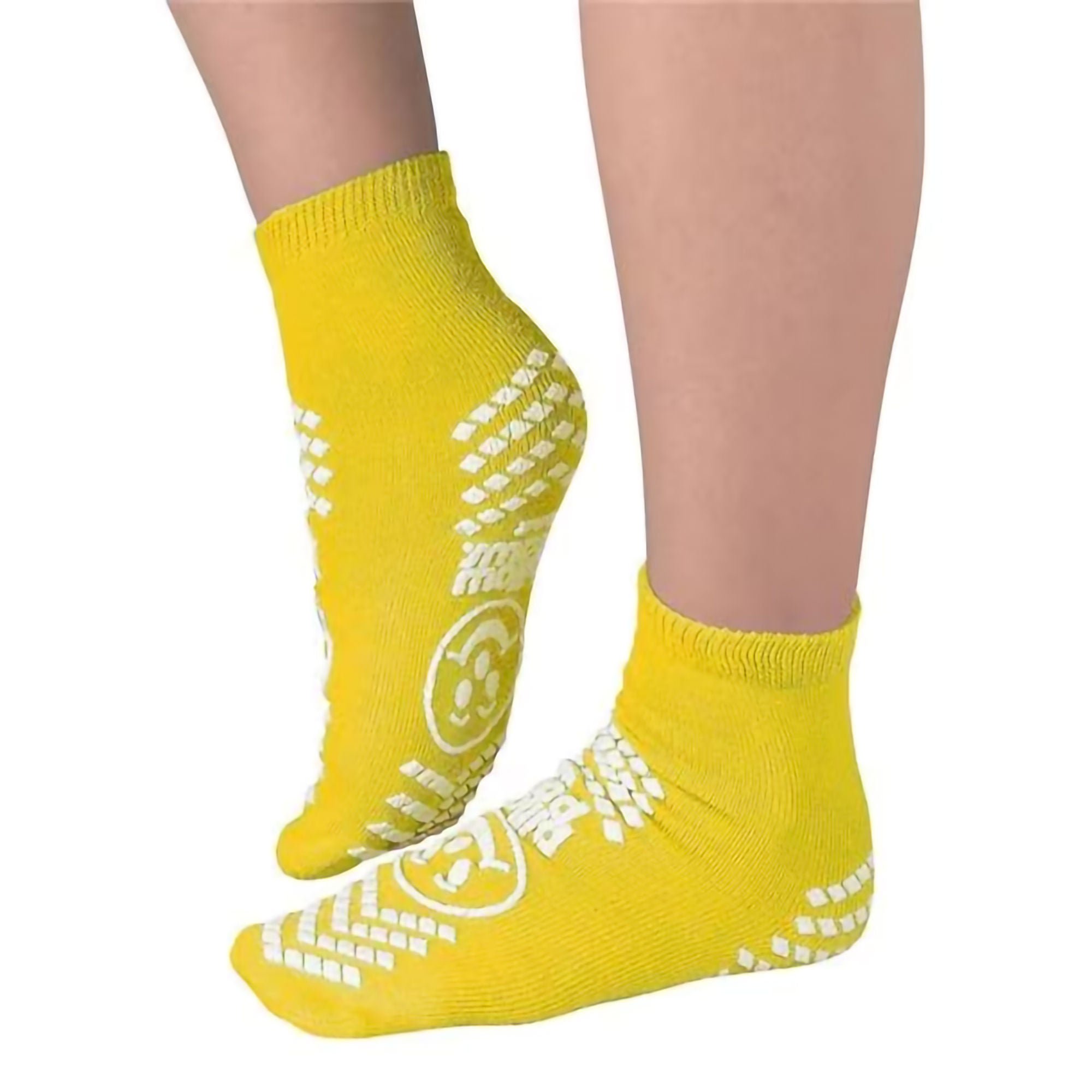 Pillow Paws Risk Alert Terries Slipper Socks, Yellow, 2X-Large MK 843796