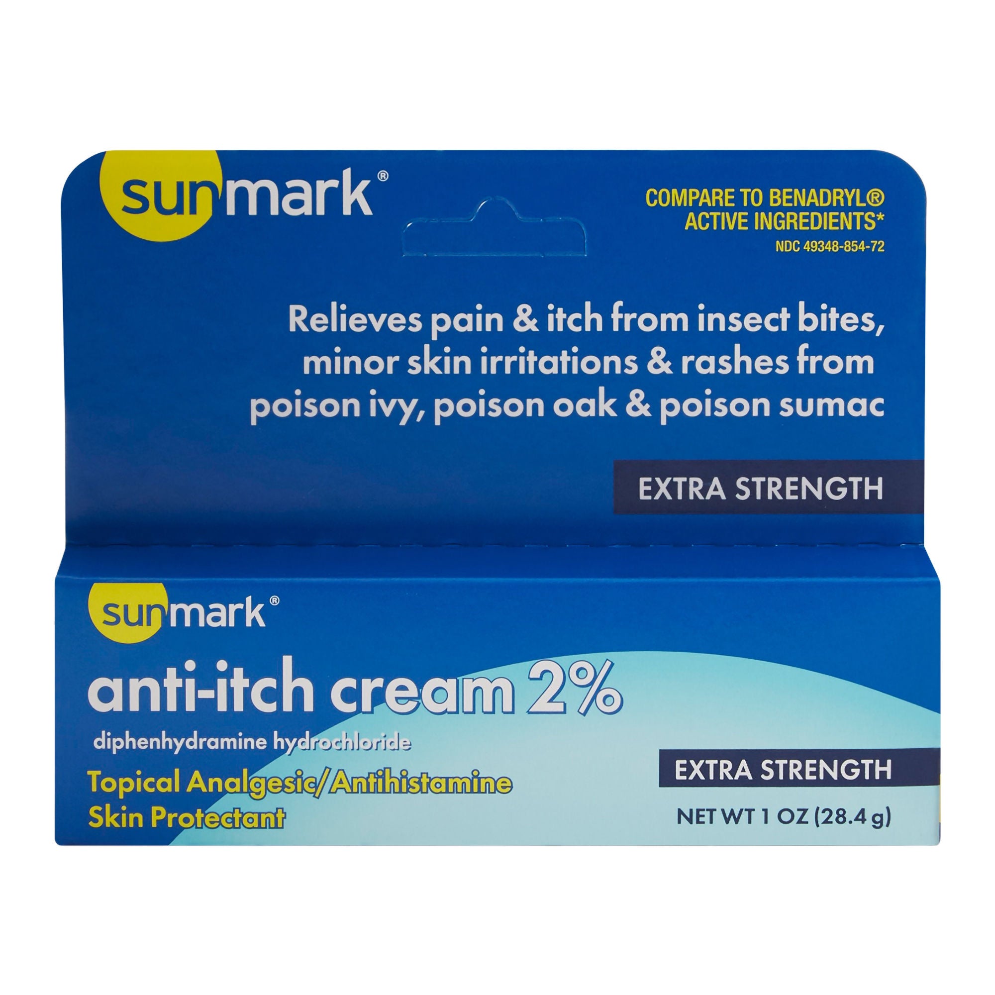 Itch Relief sunmark® 2% - 0.1% Strength Cream 1 - McKesson 