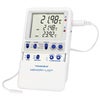 Datalogging Thermometer with Alarm Traceable® Memory-Loc™ Fahrenheit / Celsius -58° to +158°F (-50° to +70°C) Bullet Probe Multiple Mounting Options Battery Operated