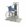 Wheelchair Scale Welch Allyn 80 lbs. / 400 kg Capacity Silver AC Power / Battery Operated