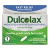 Laxative Dulcolax® Suppository 8 per Box 10 mg Strength Bisacodyl USP
