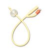 Foley Catheter Medline 2-Way Standard Tip 3 cc Balloon 10 Fr. Silicone Coated Latex