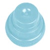 Globe® Scientific Tube Closure Polyethylene Universal Light Blue For 10, 12, 13, 16 mm Tubes NonSterile