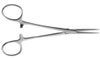 Hemostatic Forceps Affinity Crile 5-1/2 Inch Length Floor / Office Grade Pakistani Stainless Steel NonSterile Locking Finger Ring Handle Curved Delicate, Serrated Tips